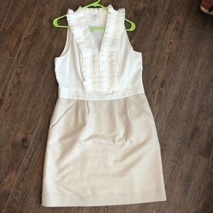 LOFT size 12 linen sleeveless dress